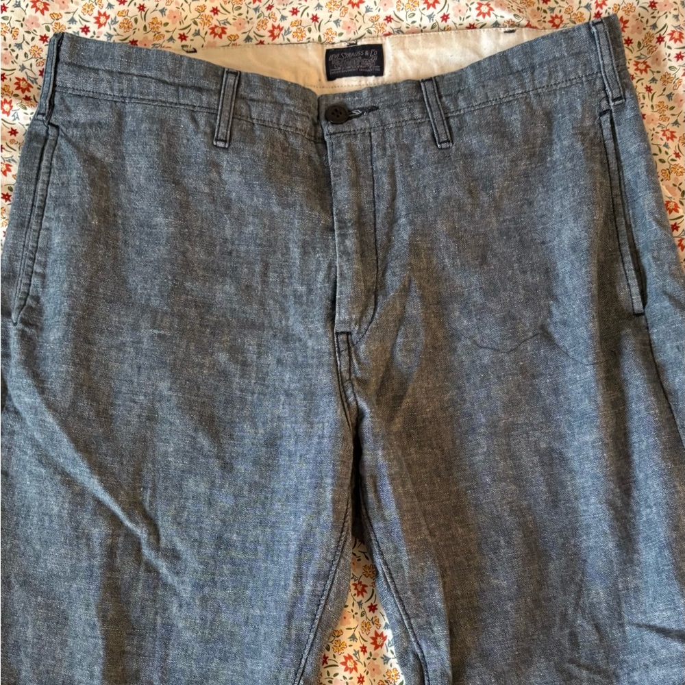 Levi's Slate Blue Chambray Pants